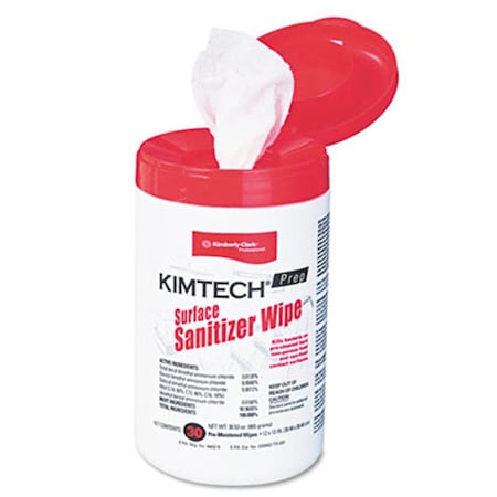 Kimberly-Clark Kimberly-Clark 58040 KIMTECH PREP Surface Sanitizer Wipes  12  x12    30 Pack  White 58040
